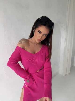 Sukienka MUSA fuksja La Manuel