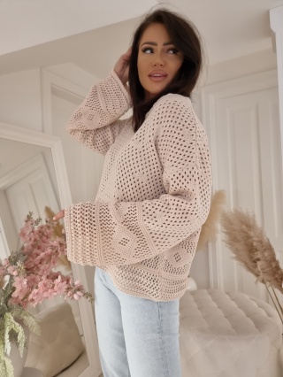 Sweter MANDALA – beżowy By Me