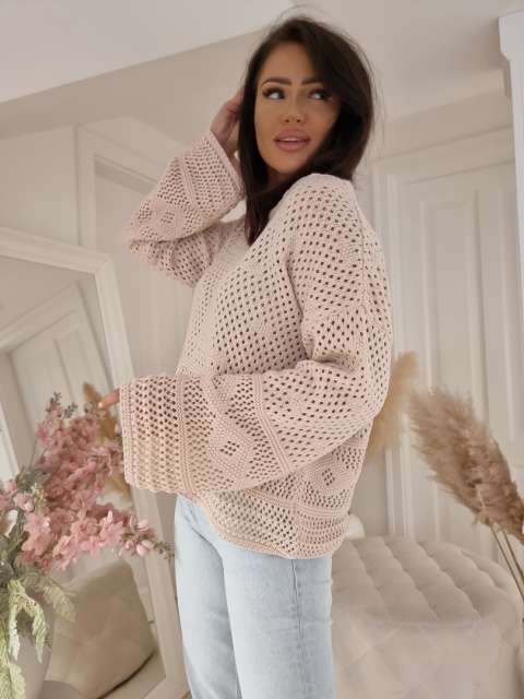 Sweter MANDALA – beżowy By Me