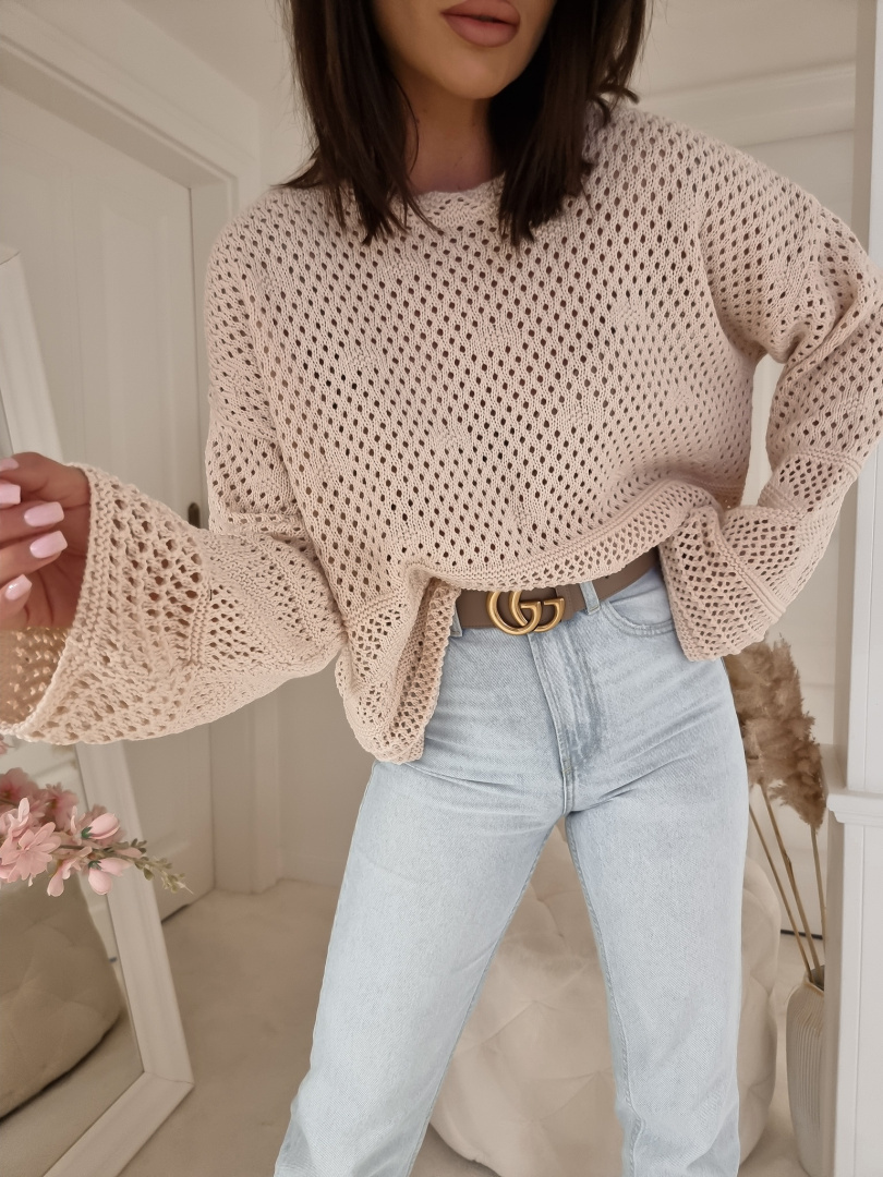 Sweater MANDALA – beżowy By Me