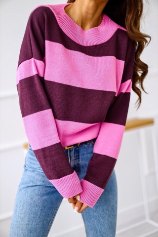 Sweter w pasy MARINA Me Gusta