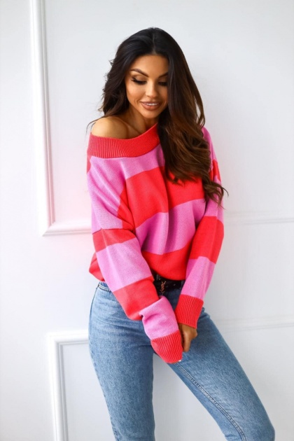 Sweter w pasy MARINA Me Gusta