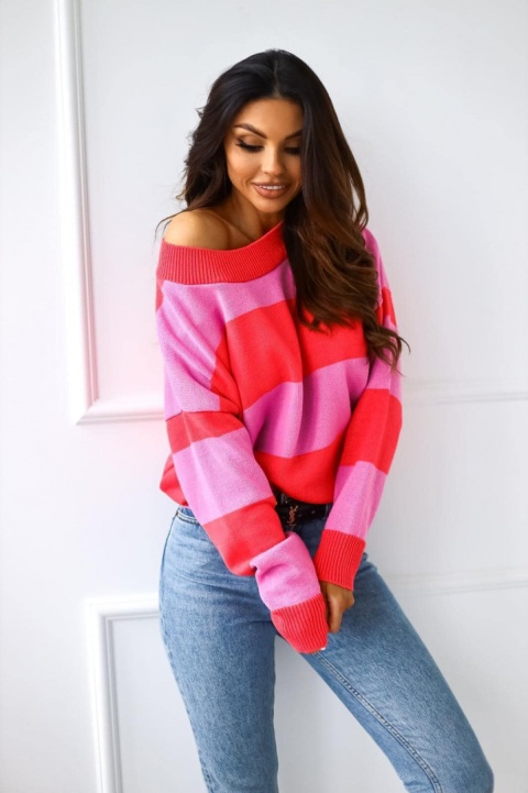 Sweter w pasy MARINA Me Gusta