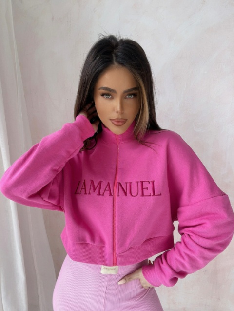 Bluza THE BERRY fuksja La Manuel