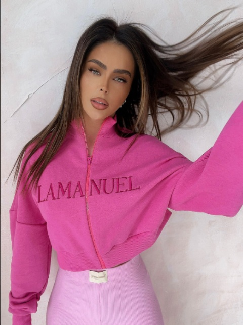 Bluza THE BERRY fuksja La Manuel