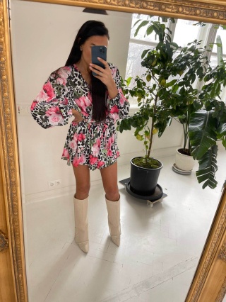 Kombinezon z wiskozy FLOWERS La Milla