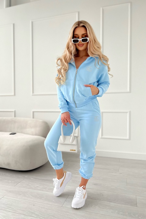 Komplet dresowy SHINE błękit BG Couture