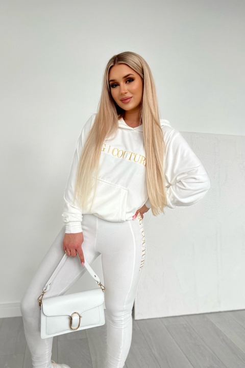 Komplet welurowy BG VELOUR SET ecru Brandenburg