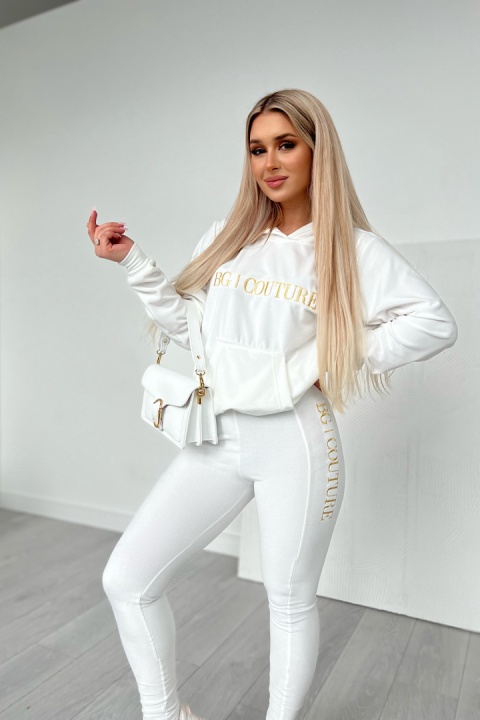 Komplet welurowy BG VELOUR SET ecru Brandenburg