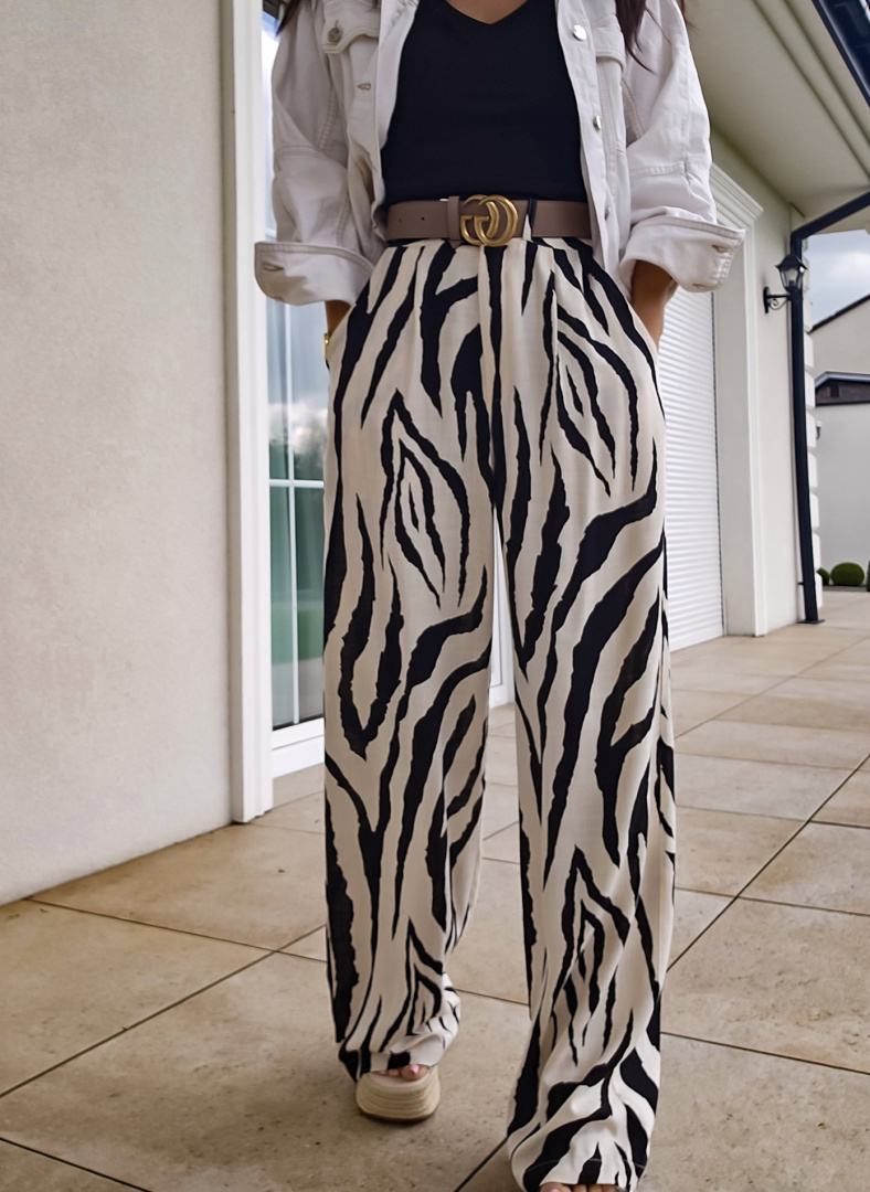 BIANCO premium pants – zebra