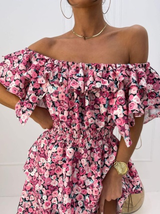 Sukienka VALENTINA kwiaty By Mielczarkowski