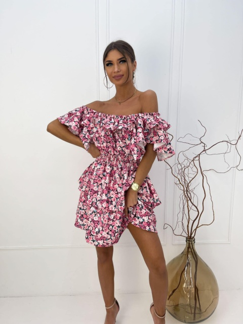 Sukienka VALENTINA kwiaty By Mielczarkowski