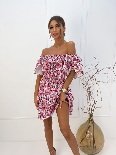 Sukienka VALENTINA kwiaty By Mielczarkowski