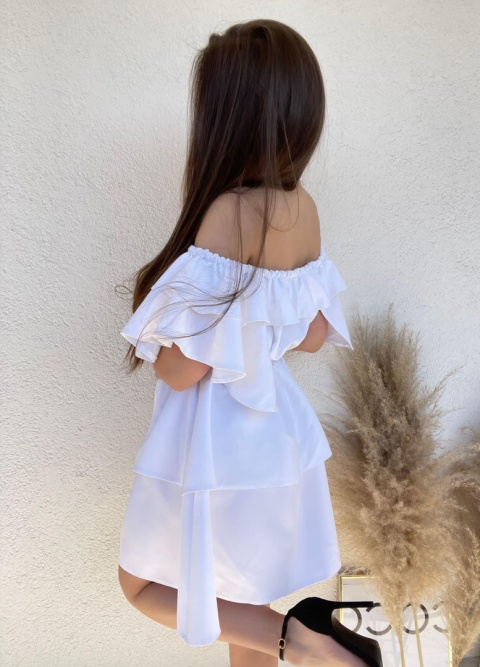 Sukienka VALENTINA biel By Mielczarkowski