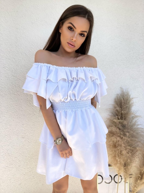 Sukienka VALENTINA biel By Mielczarkowski