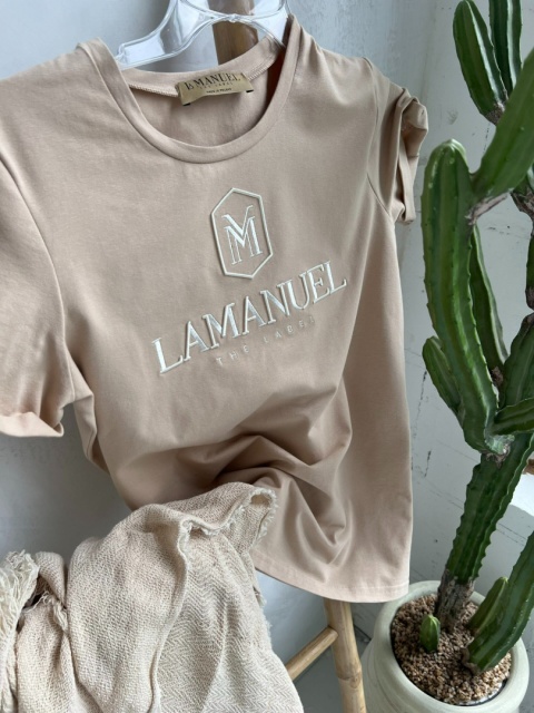 Tshirt VACAY beż La Manuel