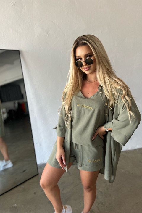 Komplet MIAMI SET khaki BG Brandenburg Couture