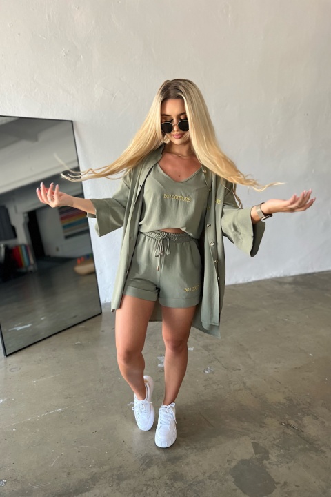 Komplet MIAMI SET khaki BG Brandenburg Couture