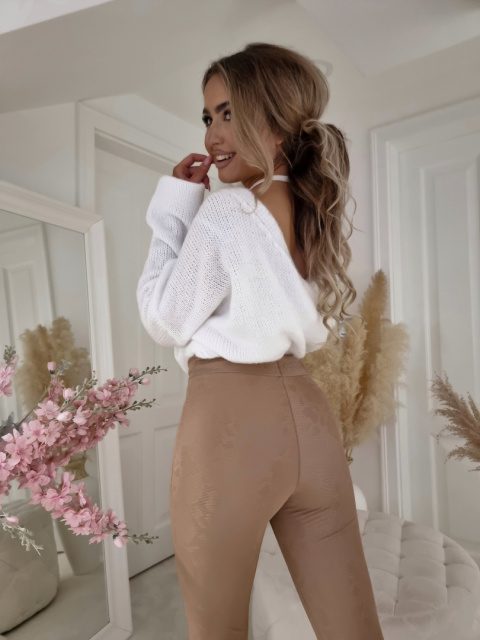 Leggings LEATHER – light brown Leggings LEATHER – light brown