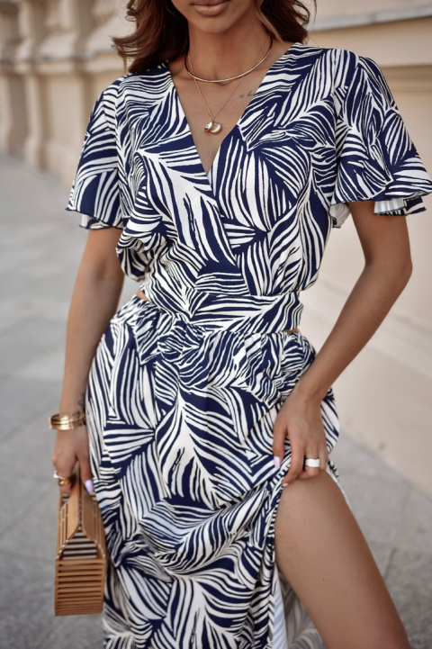 Sukienka MAXI z rozcięciem Xana