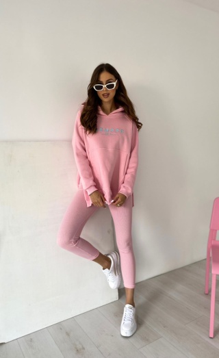 Bluza SARA LOGO słodki róż - SEMPRE