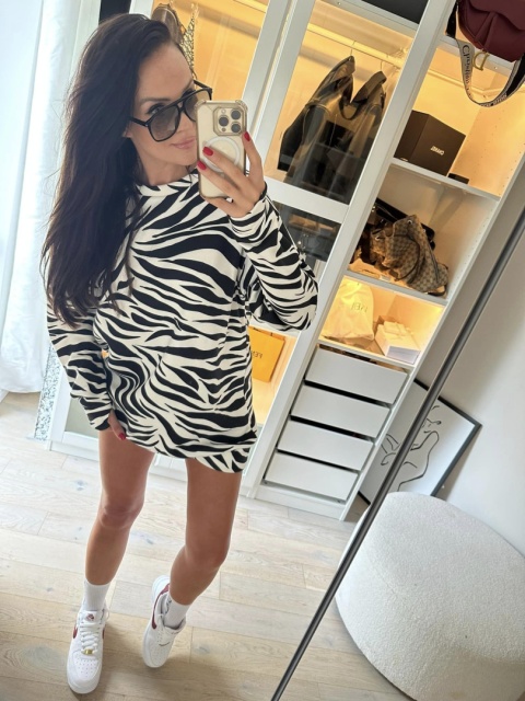 Bluza oversize ZEBRA long La Milla
