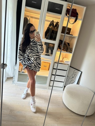 Bluza oversize ZEBRA long La Milla