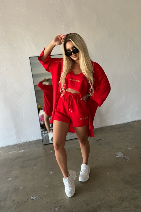 Komplet MIAMI SET czerwony BG Brandenburg Couture