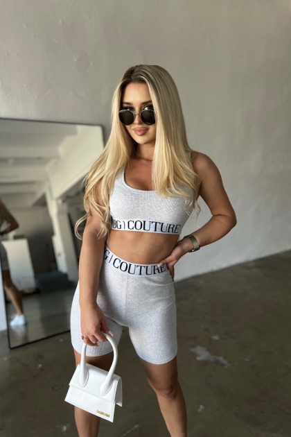 Komplet SUMMER BODY set | GREY szary Brandenburg