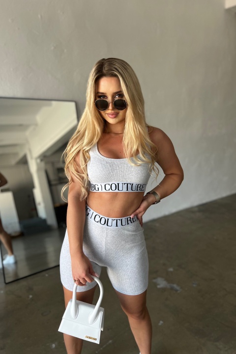 Komplet SUMMER BODY set | GREY szary Brandenburg