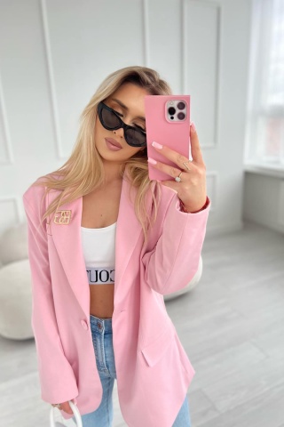 Marynarka oversize BG LEXY różowa Brandenburg