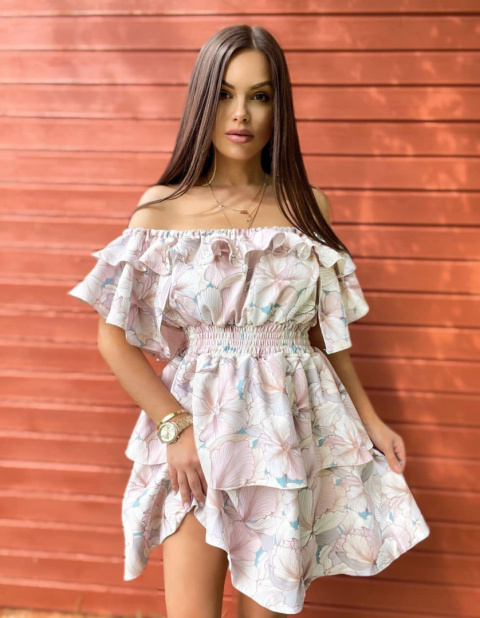 Dress VALENTINA flowers By Mielczarkowski Dress VALENTINA flowers By Mielczarkowski
