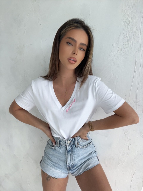 Tshirt MINIMAL ecru La Manuel