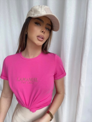 Tshirt RUSTY magenta LA MANUEL