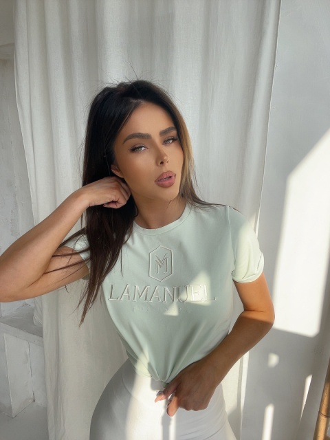 Tshirt VACAY mięta La Manuel