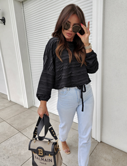 RICH sweatshirt black By Me RICH sweatshirt black By Me