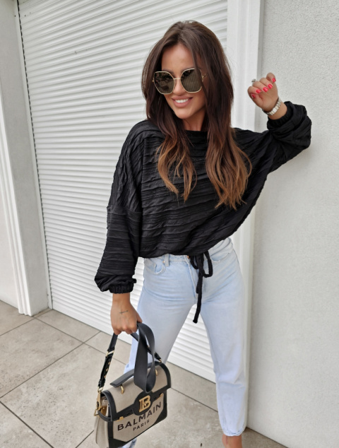 RICH sweatshirt black By Me RICH sweatshirt black By Me