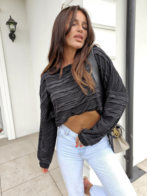 RICH sweatshirt black By Me RICH sweatshirt black By Me