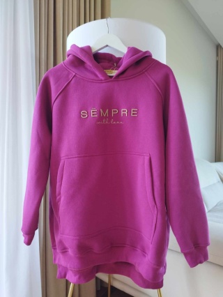 Bluza SARA LOGO jagoda - SEMPRE