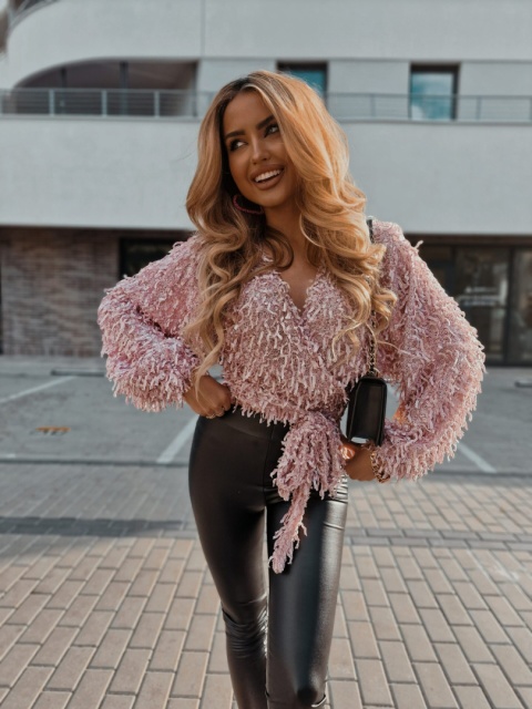 Bluzka KAIRA – piórka różowe