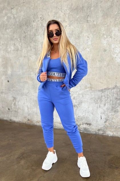 Komplet dresowy BG POPSTAR WOMAN | niebieski Brandenburg