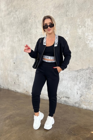 Komplet dresowy BG POPSTAR WOMAN | czarny Brandenburg