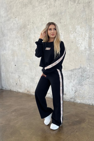 Komplet dresowy PARADISE BG SET czarny Brandenburg