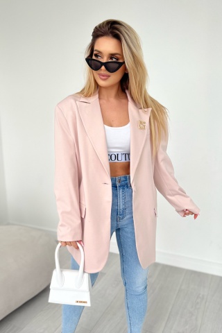 Marynarka oversize BG LEXY beżowy róż Brandenburg