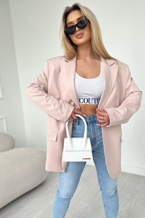 Oversize Jacket BG LEXY beige pink Brandenburg Oversize Jacket BG LEXY beige pink Brandenburg