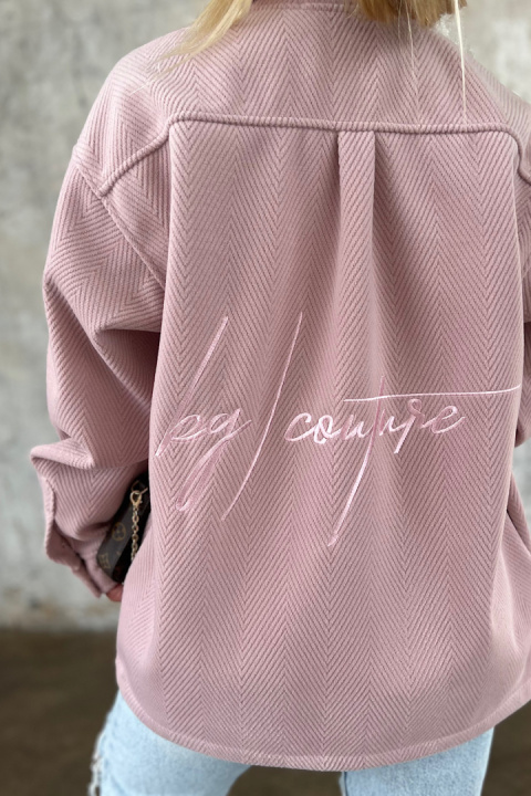 SHIRT COAT BG WOOLY WOMAN | light pink SHIRT COAT BG WOOLY WOMAN | light pink