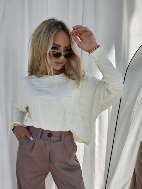 Cashmere sweater PARIS ecru By Me Cashmere sweater PARIS ecru By Me