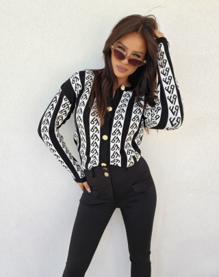 Sweter z kaszmirem VOGUE – czarny By Me