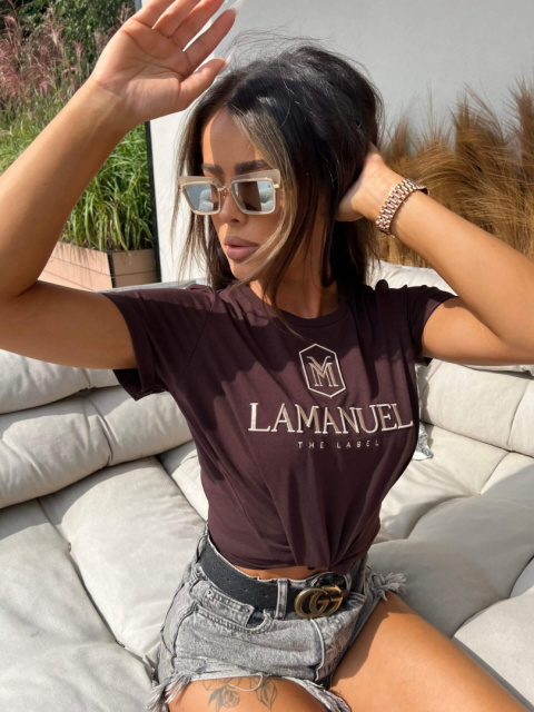Tshirt BASIC chocolate - La Manuel Tshirt BASIC chocolate - La Manuel