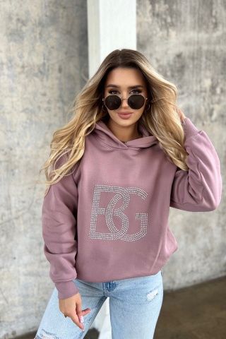 Bluza DIAMOND brudny róż BG couture